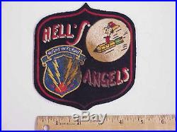 ORIGINAL WWII 303rd Bomb Group Hell's Angels Jacket Patch + 8th Air Force PATCH