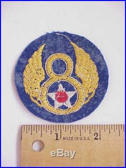 ORIGINAL WWII 303rd Bomb Group Hell's Angels Jacket Patch + 8th Air Force PATCH