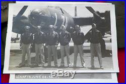 ORIGINAL WWII 9th AIR FORCE B26 PILOT UNIFORM LOT 320th BOMB GROUP AIR CORPS WW2