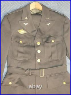 ORIGINAL WWII US ARMY AIR FORCE DRESS JACKET By J. L. Taylor Pants Army Issued