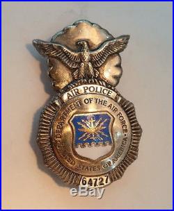 Obsolete USAF AIR POLICE badge, circa 1950 Air Force Military No Reserve