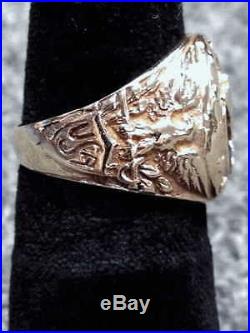Old 10kt Gold United States Air Force Ring