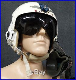 Original 1963 USAF HGU-2A/P Flight Helmet Size Medium & MBU-5/P Oxygen Mask