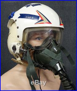 Original 1969 Named USAF 95th FITS HGU-2A/P Flight Helmet & MBU-5/P Oxygen Mask