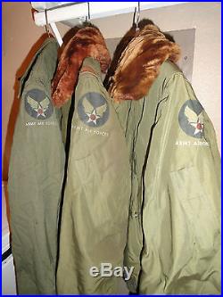 Original B15 Flight Jacket Lot WW2 Army Air Force size 34, SCTA, B-15 WWII B24