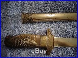 Original Chinese Nationalist Air Force Dagger w. Scabbard AVG Flying Tigers