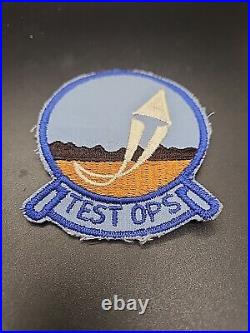 Original EDWARDS AIR FORCE BASE FTS Flight Test Squadron TEST OPS USAF Patch