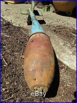Original STAMPED 22.5 USAF PRACTICE BOMB HEAVY METAL AIR FORCE MILITARY WEAPON