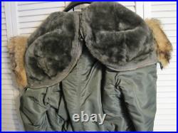 Original USAF Air Crew Jacket WithAttached Parka Hood N-2B Named Original USAF Air Crew Jacket WithAttached Parka Hood N-2B Named