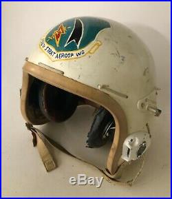 Original USAF P-4A Flight Helmet, 456th SAW Squadron Artwork, B-52, 1950s