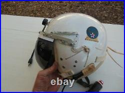Original USAF U. S. Air Force P-4A Flight Jet Pilot Helmet Museum Quality! Nice