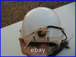 Original USAF U. S. Air Force P-4A Flight Jet Pilot Helmet Museum Quality! Nice
