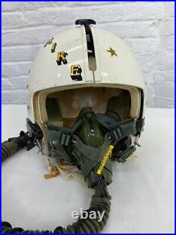Original US Air Force Pilots HGU-2A/P Flight Helmet With O2 Mask