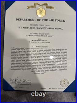 Original U. S. Air Force Award Certificates Named Lot