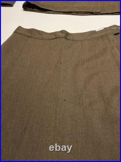 Original U. S. Army 4th Air Force WAAC Uniform Jacket Shirt & Skirt