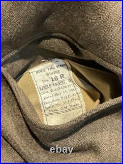 Original U. S. Army 4th Air Force WAAC Uniform Jacket Shirt & Skirt