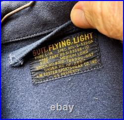 Original Vintage US Air Force L-1A Flying Suit Circa 1950s