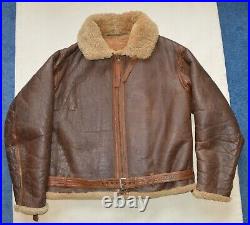 Original WW2 Irvin Flying Jacket 1939-40 in VGC large size named to DFC winner