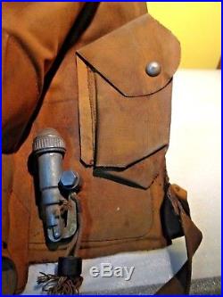 Original WWII Mae West Air Force CruPilots Life Jackets Vest