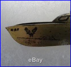 Original WWII USAAF Air Force Crash Rescue Boat Pin LGB Balfour Sterling