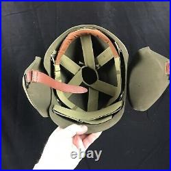 Original WWII WW2 US ARMY Air Force Flack Helmet AAF Bomber Air Corps