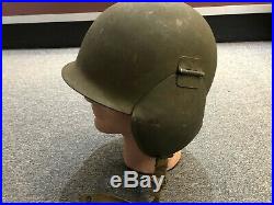 Original WWII WW2 US M3 FLAK AIR FORCE HELMET Nice! Bomber Helmet