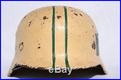 Original Wwii Painted Lw Helmet Air Force American Biker Paint Job Ww2 Vintage