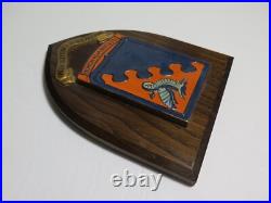 PAINTED WWII U. S. AIR FORCE 31st Tactical Fighter Wing PATCH PLAQUE SHIELD Vtg