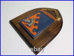 PAINTED WWII U. S. AIR FORCE 31st Tactical Fighter Wing PATCH PLAQUE SHIELD Vtg