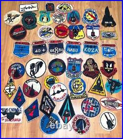 PATCH 40 patches bonus 5, US Air Force SR 71 Blackbird USAF vietnamw patch z