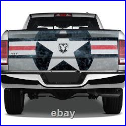 Painted Air Force Plane Skulls Graphic Wrap Tailgate Vinyl Decal Truck Pickup