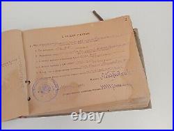 Personal Flight Book of the Commander MIA Air Squadron Major Tripolsky Photo