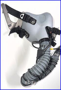 Pilot Flight Mbu-12/p Mask For Hgu Helmet Size Short With Cover Plus Extras