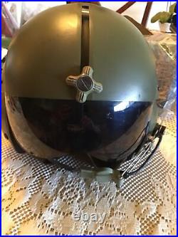 Pilots Flight Helmet Complete