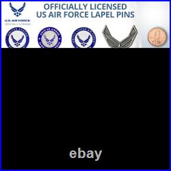 PinMart Official US Air Force Veteran Pins Military Flag, Emblem &