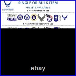 PinMart Official US Air Force Veteran Pins Military Flag, Emblem &