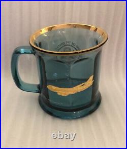 President Of The United States Air Force One Blue Glass Coffee Mug