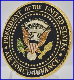 Presidential Flight Support Air Force Advance Challenge Coin