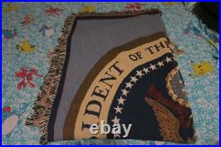 Pure Country Weavers President of United States Air Force 1 Throw Tapestry 52x72