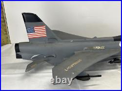 RARE 1 Of 1 Cast Aluminum 1/10 USAF F-35 Lightning Statue Military Man Cave