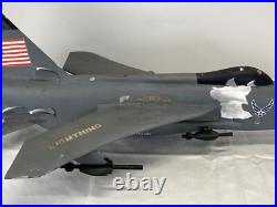 RARE 1 Of 1 Cast Aluminum 1/10 USAF F-35 Lightning Statue Military Man Cave