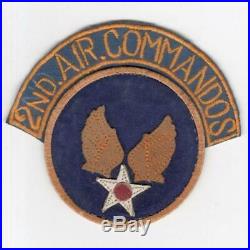 RARE Theater Made WW 2 US Army Air Force 2nd Air Commandos Patch & Tab Inv# H744