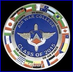 RARE United States US Air War College, Class of 2015, Military, Challenge Coin