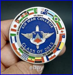 RARE United States US Air War College, Class of 2015, Military, Challenge Coin