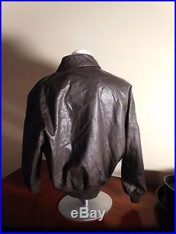 RARE VTG Avirex USAF 50th Anniversary 1997 Leather 1931 A-2 Jacket USA Air Force