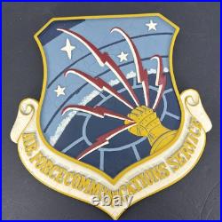 RARE Vintage 15 US Air Force Communications Service Plaque AFCS AFCC Fiberglass