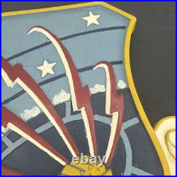 RARE Vintage 15 US Air Force Communications Service Plaque AFCS AFCC Fiberglass