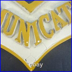 RARE Vintage 15 US Air Force Communications Service Plaque AFCS AFCC Fiberglass