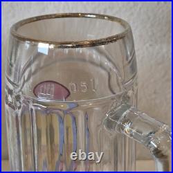 RARE Vintage 6913 ESS USAF Black Cat Beer Mugs Pair 0.5L Cold War Elec. Warfare