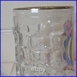 RARE Vintage 6913 ESS USAF Black Cat Beer Mugs Pair 0.5L Cold War Elec. Warfare